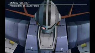 機動戦士ガンダム 戦士達の軌跡 Msギャラリー Msn 02 Zeong Youtube