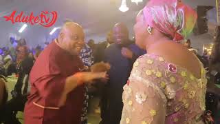 Governor Ademola Adeleke Dance Endlessly At Thanksgiving Nite