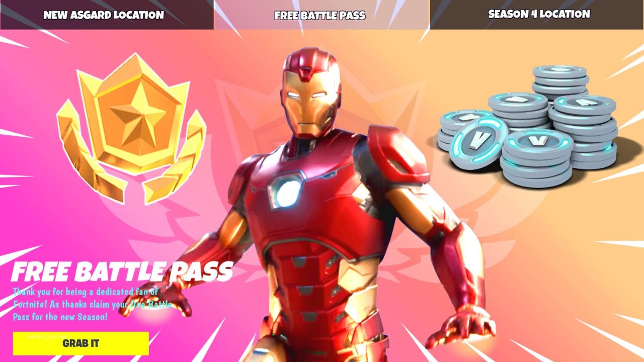 Claim Your Free Season 4 Battle Pass In Fortnite Now Youtube
