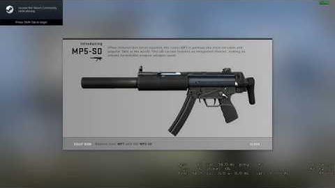New MP5SD In CSGO! First Game... And I Sucked...