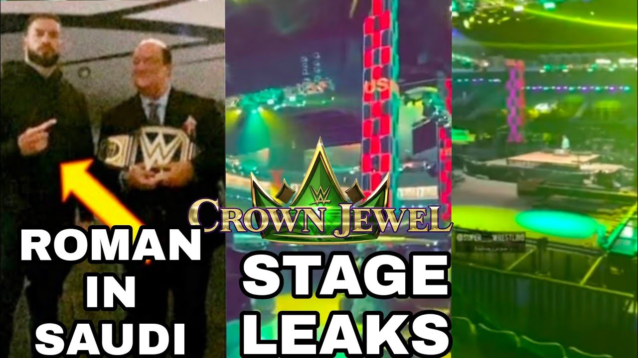 WWE Crown Jewel 2021 stage (set) Leaks
