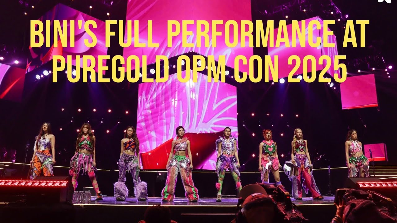 BINI AT PUREGOLD OPM CON 2025 FT. JAMES REID [FULL VIDEO]