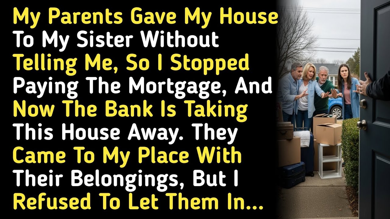 My Parents Gave My House To My Sister Without Telling Me, So I Stopped ...