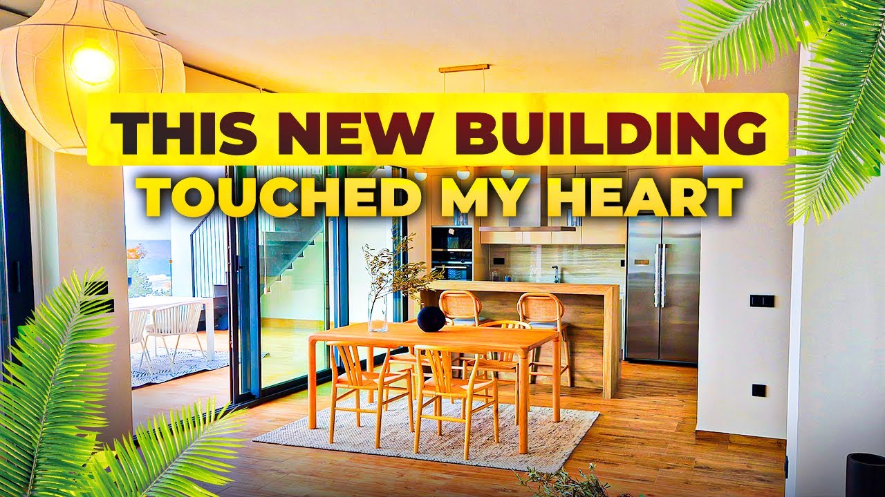 This complex touched my heart! New building in Spain. Apartment in Spain in the first line