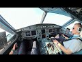Airbus A320 Cockpit Takeoff from Sochi (URSS) | Real Pilot POV