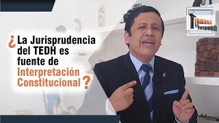 ¿La Jurisprudencia del TEDH es fuente de Interpretación Constitucional - TTR  158