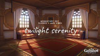 Twilight Serenity (Genshin OST) + slowed + lake vibes