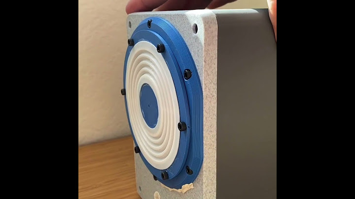 Prototype speaker with 3D Printed passive radiator - sound demo #shorts