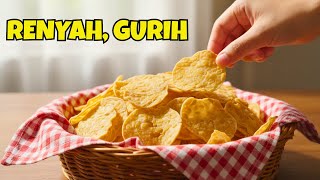 CRISPY AND SALTY TEMPE TAPIOCA CHIPS RECIPE SUITABLE FOR BUSINESS OPPORTUNITY