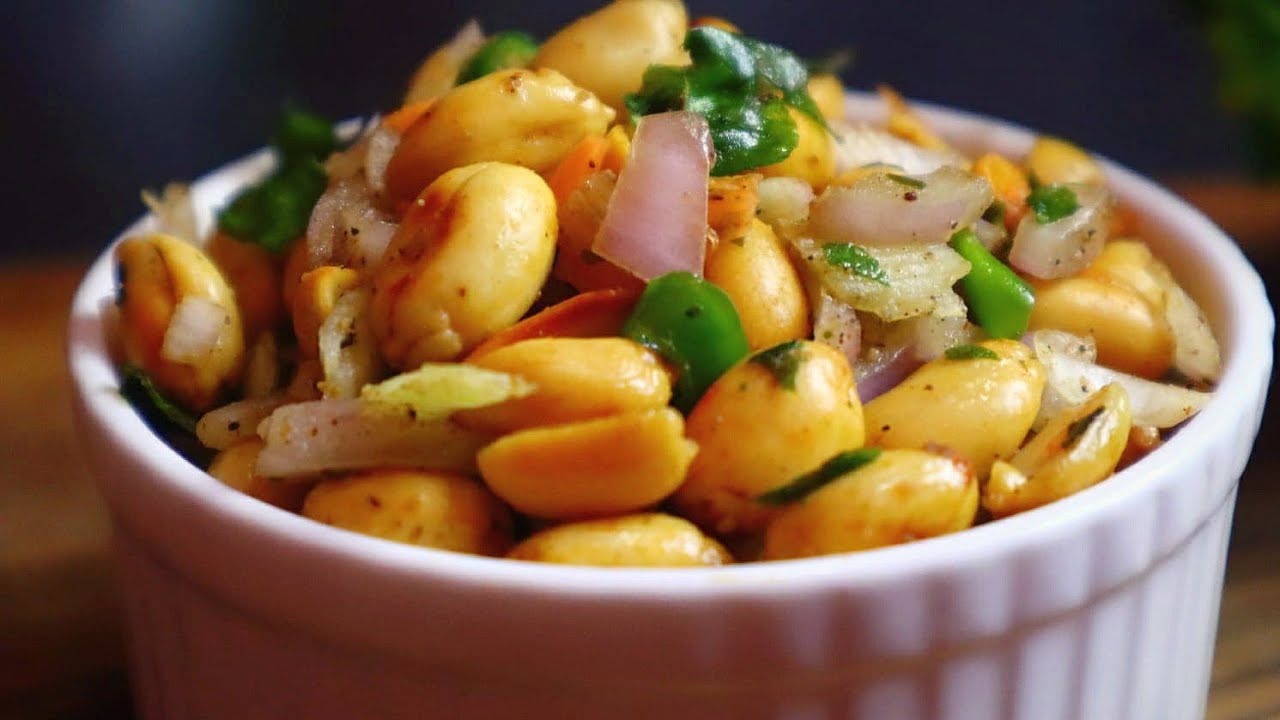 Healthy Peanut Chaat Recipe | Peanut Chaat For Weight Loss | Peanut Chaat Masala Recipe