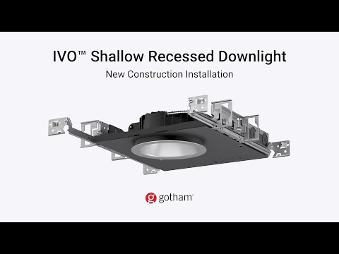 IVO™ Shallow Recessed Downlight - New Construction