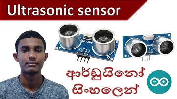 Ultrasonic sensor  |  Arduino lessons in Sinhala