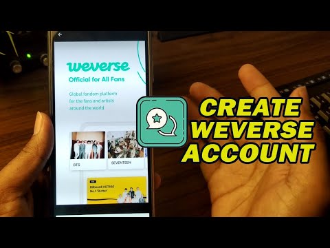 How to Create a Weverse Account (Log in / Sign Up)