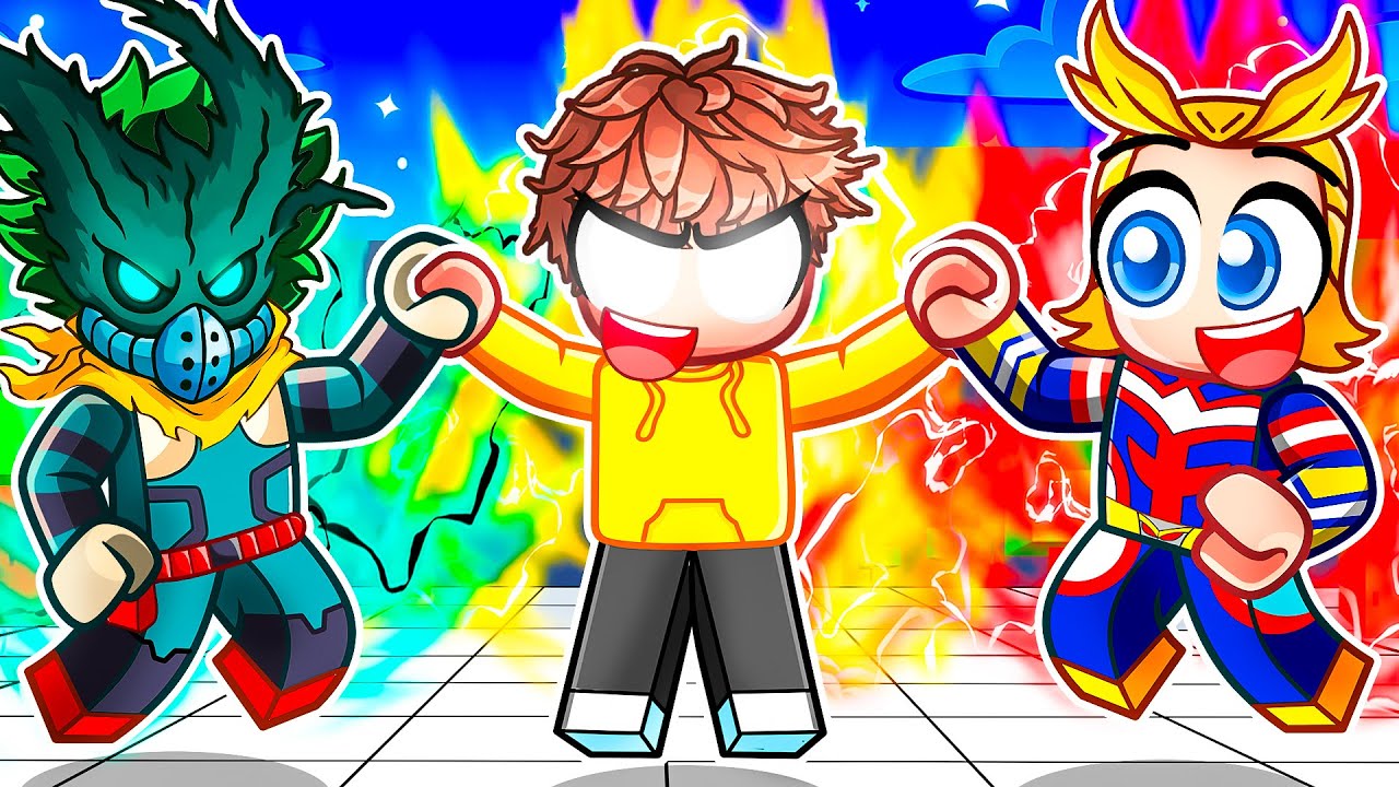 Adopted By a MY HERO ACADEMIA FAMILY in Roblox Strongest Battlegrounds!