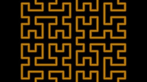 #gradient  thick #hilbert  #curve #my 100% #pure #python #graphics #library