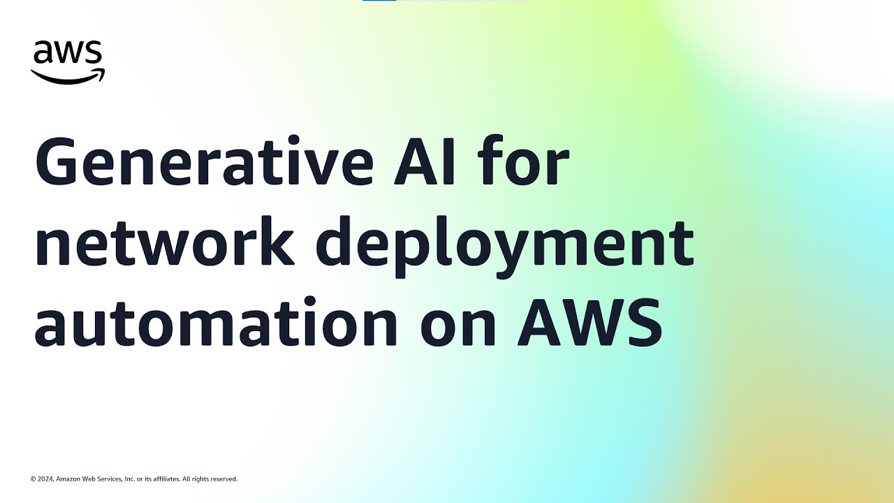 Generative AI for network deployment automation on AWS | Amazon Web ...