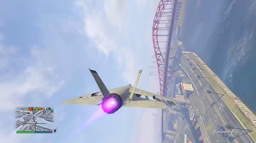 how to fly a GTA 5 hydra with a missing wing