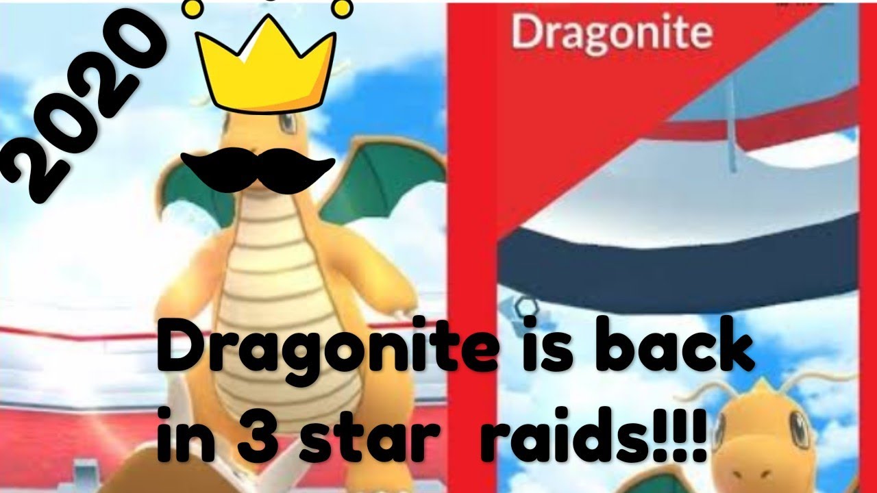 pokemon go dragonite raid boss
