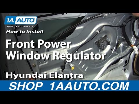 How do you change the switch for the power window motor?