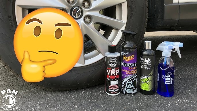 ExoForma Wet Tire Dressing Spray - Extremely High Shine Tire Dressing for  That Wet Look - No Sling, Non-Greasy Silicone Formula with UV Protection 