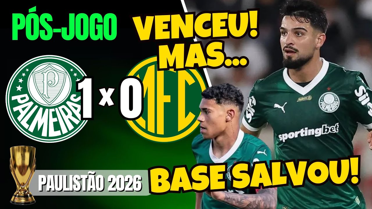 PÓS-JOGO | PALMEIRAS 1X0 MIRASSOL | PAULISTÃO 2026 | AO VIVO