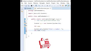 How to Find Addition of Two Integers using Java language