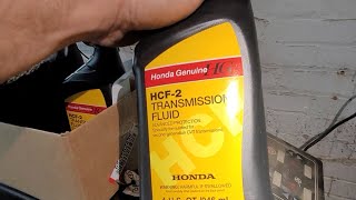 HOW TO CHECK, TOP OFF CVT TRANSMISSION FLUID LEVEL ON A 2022-2023 HONDA CIVIC HCF-2 FLUID
