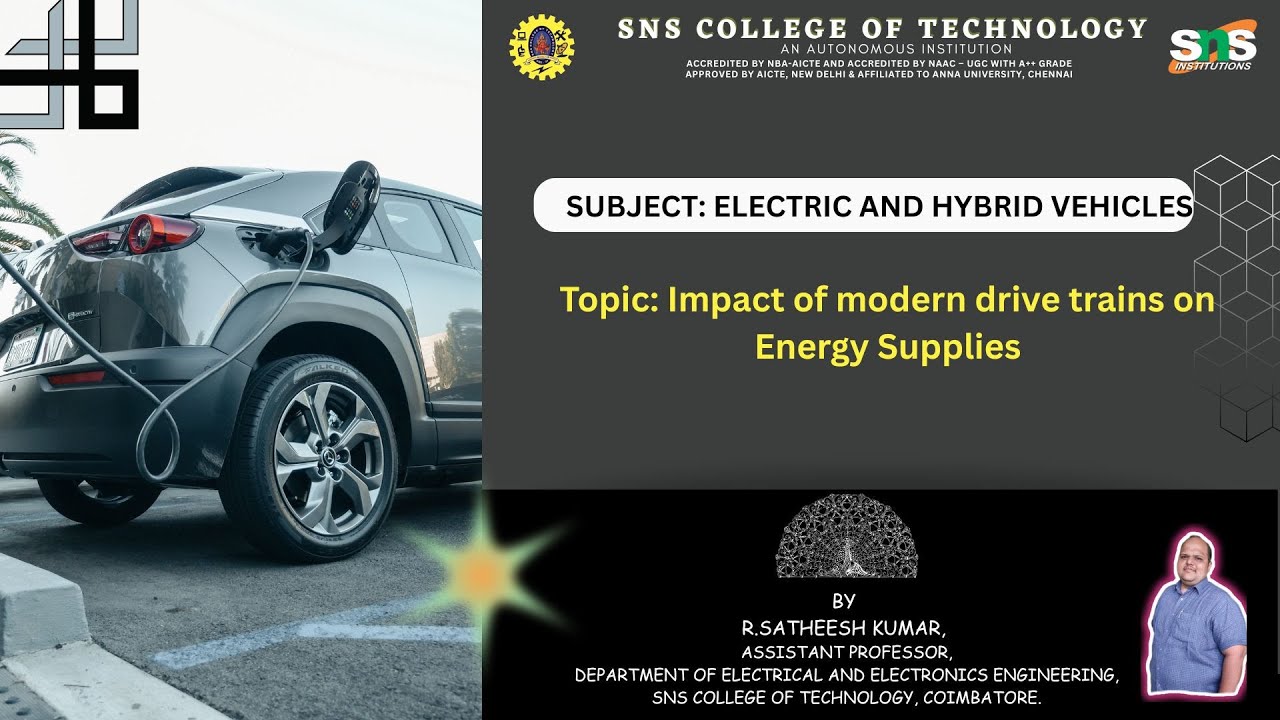 Impact of modern drive trains on Energy Supplies | Electric and Hybrid ...