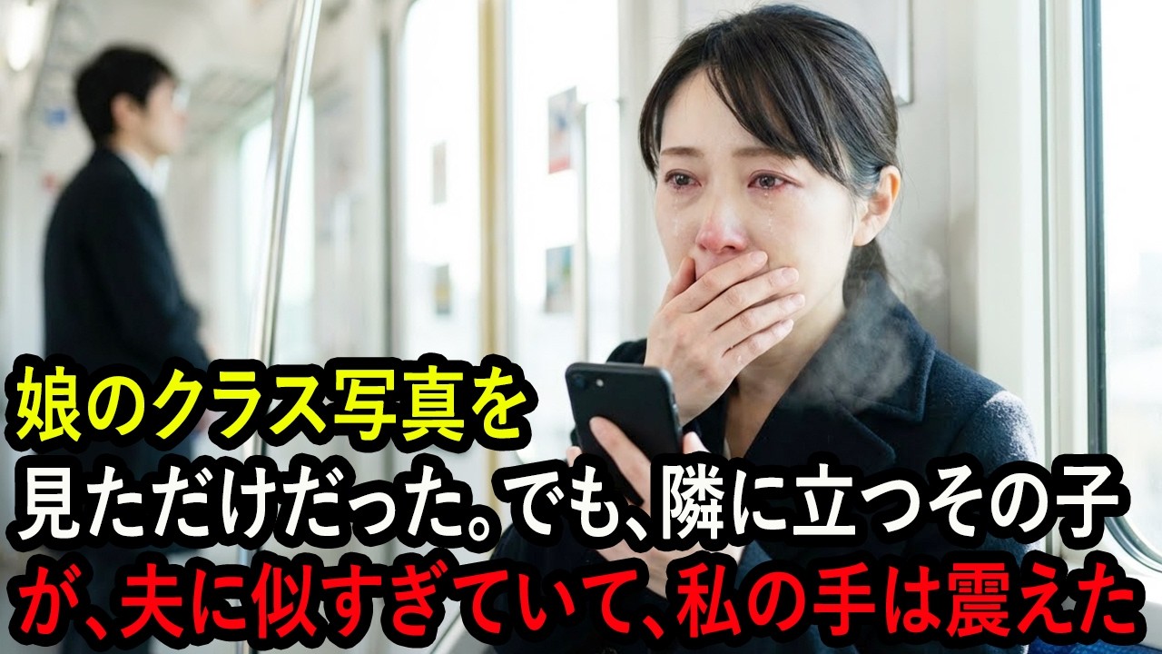 娘のクラス写真を見ただけだった。でも、隣に立つその子が、夫に似すぎていて、私の手は震えた