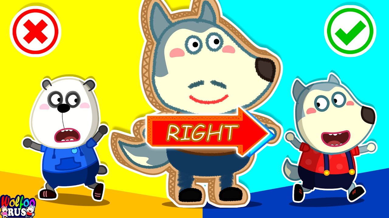 Wolfoo, направо или налево? - Изучите направления с Wolfoo | Wolfoo Russian