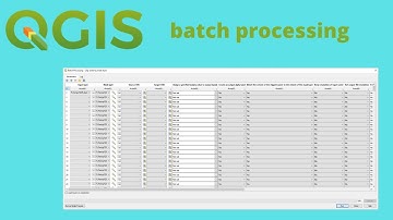 batch processing in QGIS