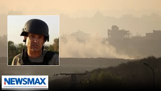 NEWSMAX's John Huddy and team under fire in Israel