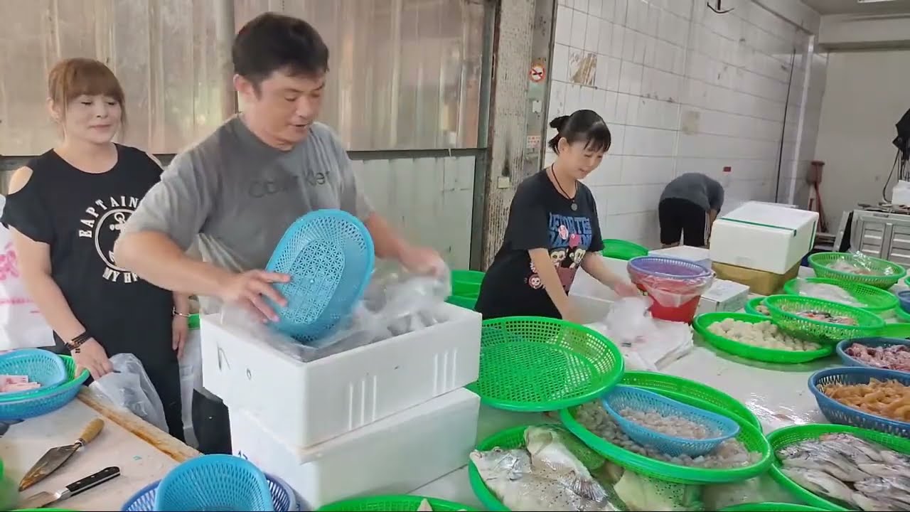 中彰海王子嘉義共和路東市場海鮮叫賣