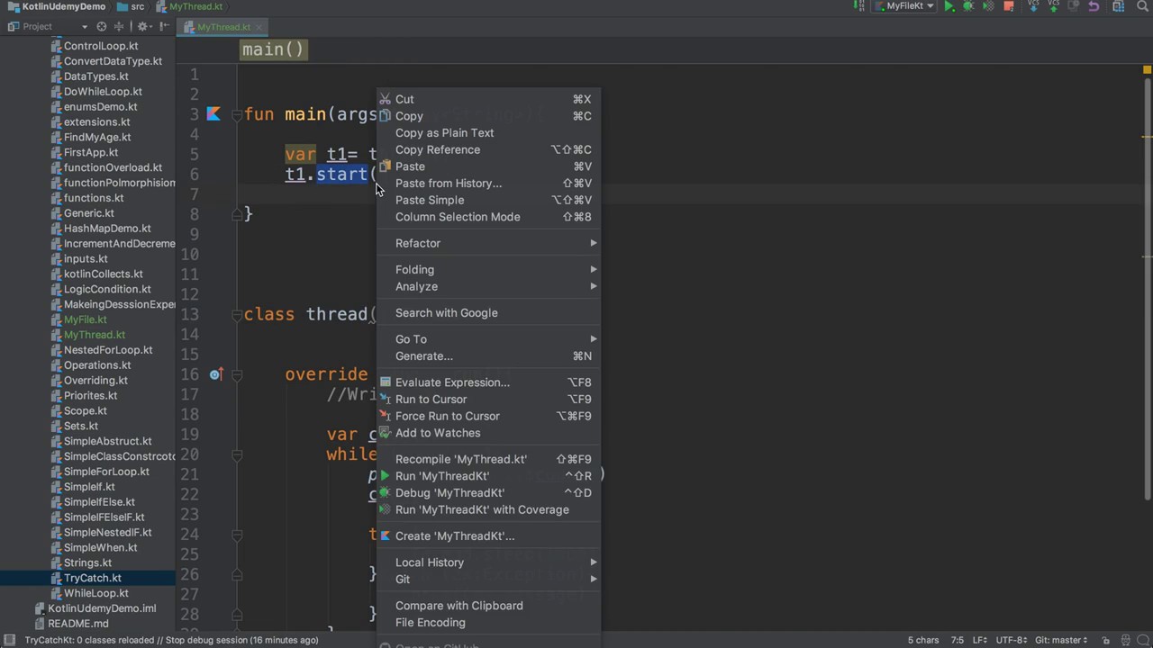 57-Kotlin For Beginners: Multi Threading Example