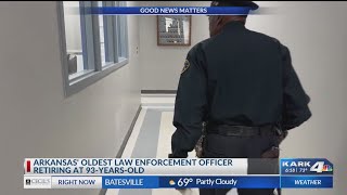 Arkansas' oldest police officer retires at 93