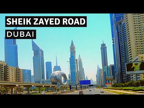【4K】Road Travel I Al Ghubaiba,Sheik Zayed Road to Jebel Ali by BUS I Amazing Road Views lJhigz Ortua