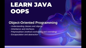 Learn java oops concept #java #oopsconcepts #javatutorial