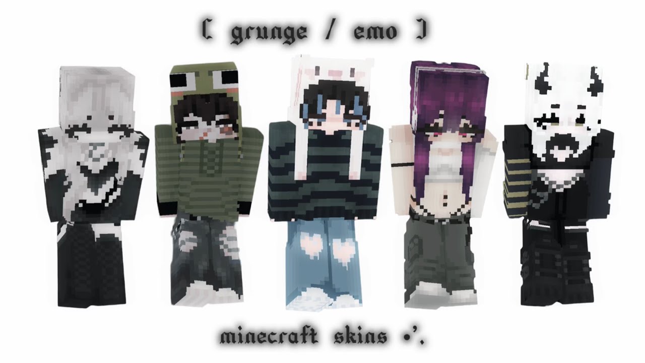 Emo girl  Minecraft Skin