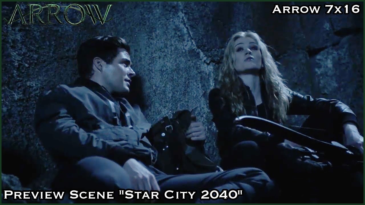 Arrow 7x16 Preview Scene "Star City 2040" #2