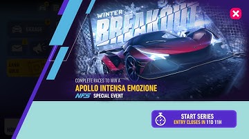 Need For Speed No Limits - Apollo Intensa Emozione | Winter Breakout (Day 4 - Heat)