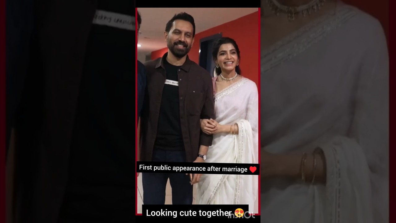 First Appearance after marriage ♥️