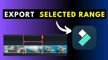 How to Export or Render a Selected Zone in Filmora 11 | Export a Portion or Selected Range Filmora