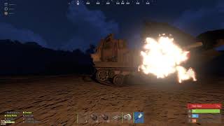 Abandoned Military Base At Night (Rust)