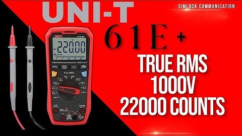 UNI-T 61E+ DIGITAL MULTIMETER TRUE RMS  22000 COUNTS DISPLAY 1000V | STEP BY STEP EXPLANATION VIDEO