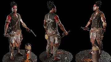 Marmoset Toolbag 4 - Witcher Turntable (Real Time)