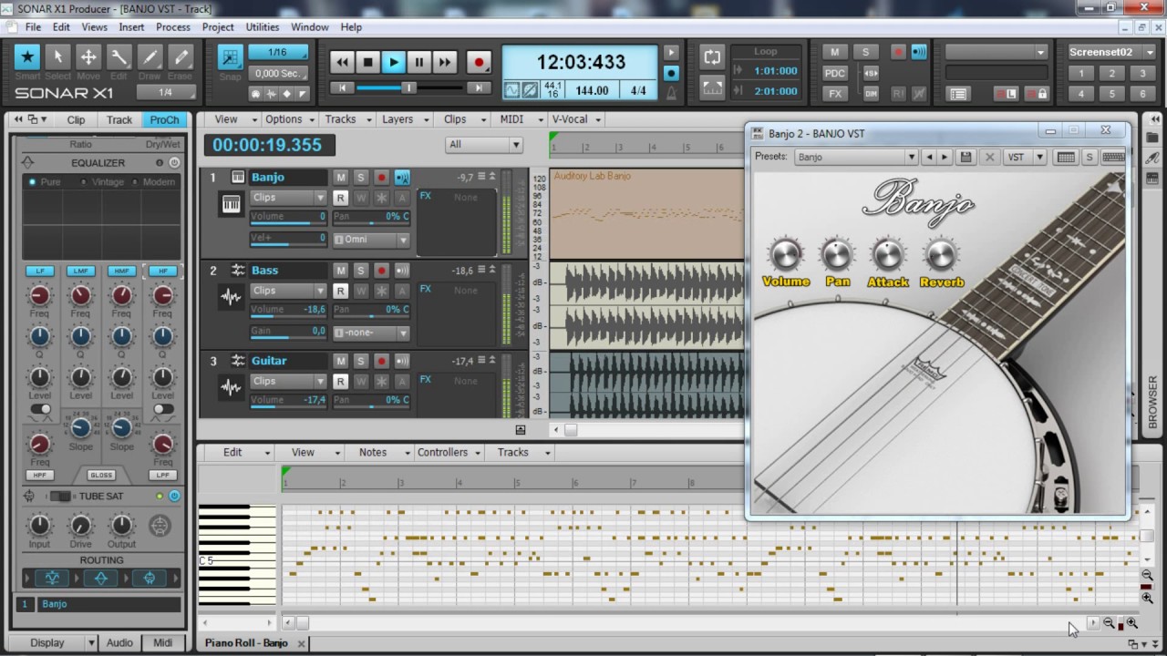 Bluegrass / Country Banjo Virtual Instrument (Mac/PC VST, AU) YouTube