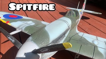 RC Spitfire, electric with retractable undercarriage