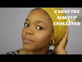 I tried the 5 minutes makeup challenge