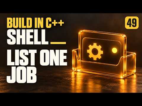 Build Your Own Shell - 49 List a single job
