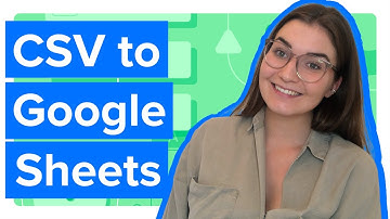 How to import CSV to Google Sheets (Updated version in description)